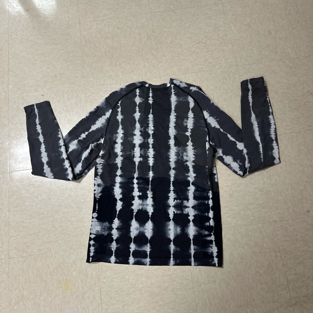 Lululemon Metal Vent Tech Long Sleeve Shirt 2.0 Shibori Dye Classic Navy Large - Picture 6 of 6